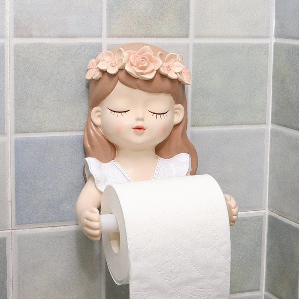 Fairy Girl Toilet Paper Holder Blackbrdstore