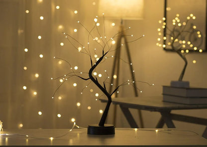 Fairy Light Tree Nightlight Blackbrdstore