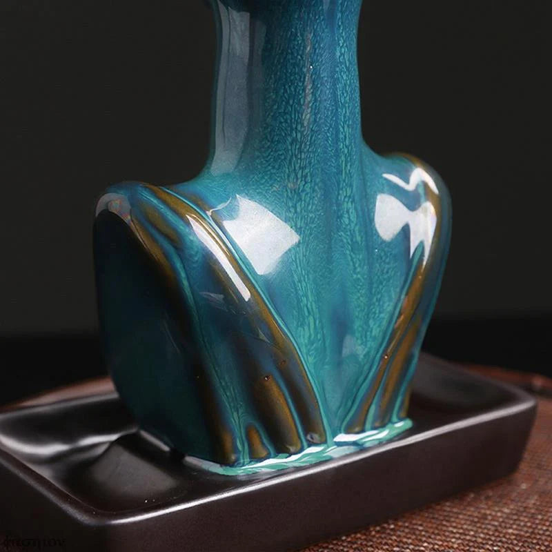 Female Form Backflow Incense Burner Blackbrdstore