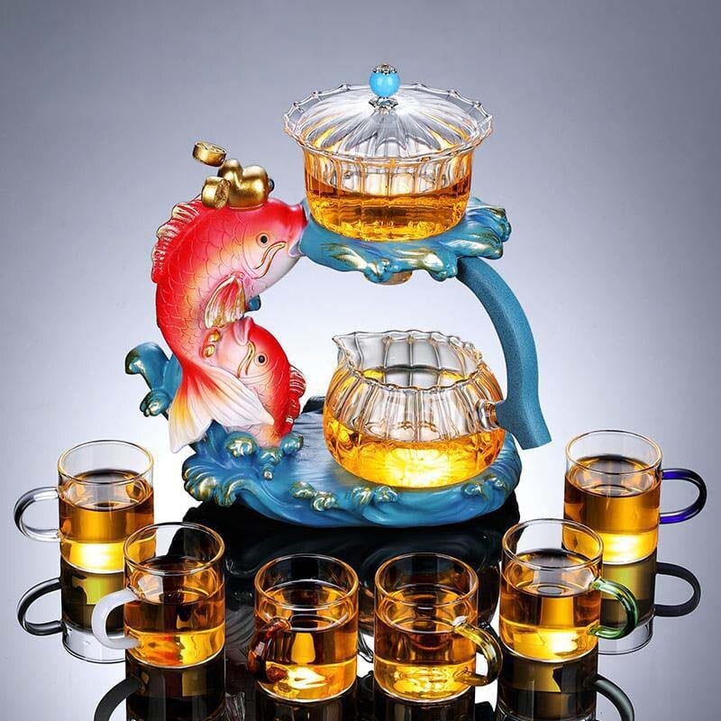 Fish Magnetic Infuser Teapot Blackbrdstore