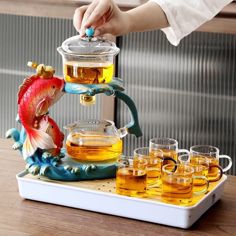 Fish Magnetic Infuser Teapot Blackbrdstore