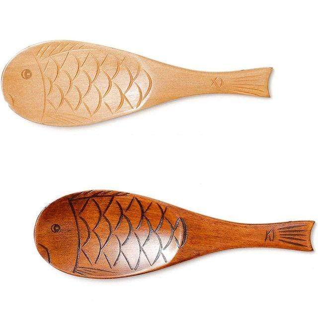 Fish-shaped Rice Spoon Blackbrdstore
