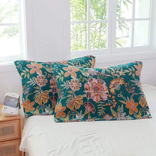 Five-layer Gauze Cotton Pillowcases Blackbrdstore