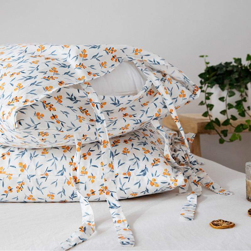 Floral Pillow Case (2pcs) Blackbrdstore