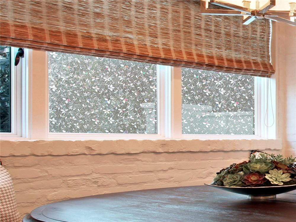 Floral Self-adhesive Film Sticker Blackbrdstore