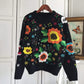 Floral Sweater Blackbrdstore
