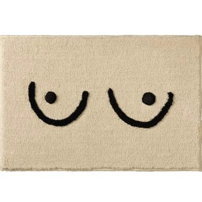 Fluffy Bathmat Blackbrdstore