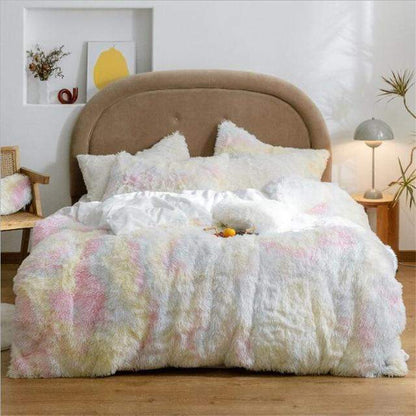 Fluffy Duvet Cover Set Blackbrdstore