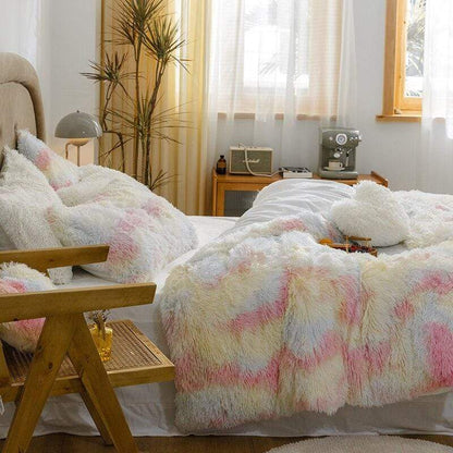 Fluffy Duvet Cover Set Blackbrdstore