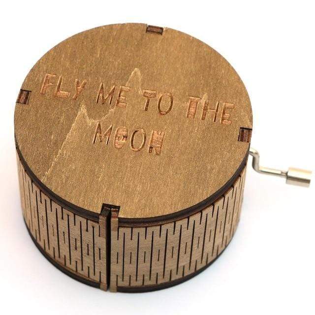 Fly Me To The Moon Antique Music Box Blackbrdstore