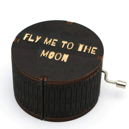 Fly Me To The Moon Antique Music Box Blackbrdstore