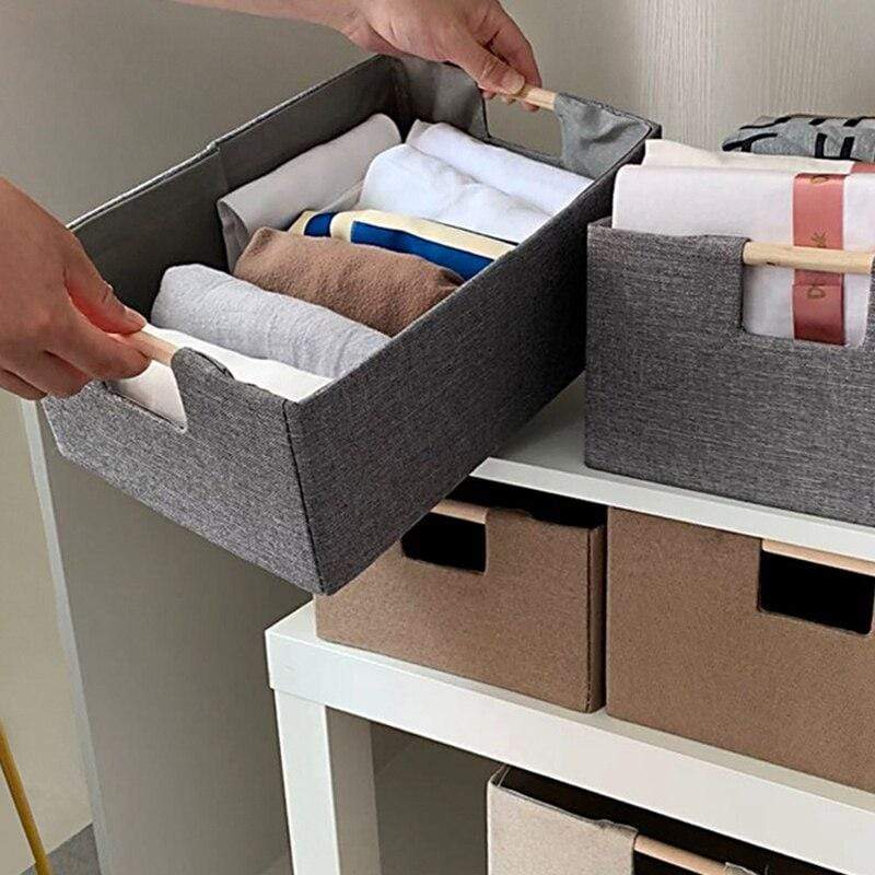 Foldable Storage Baskets Blackbrdstore