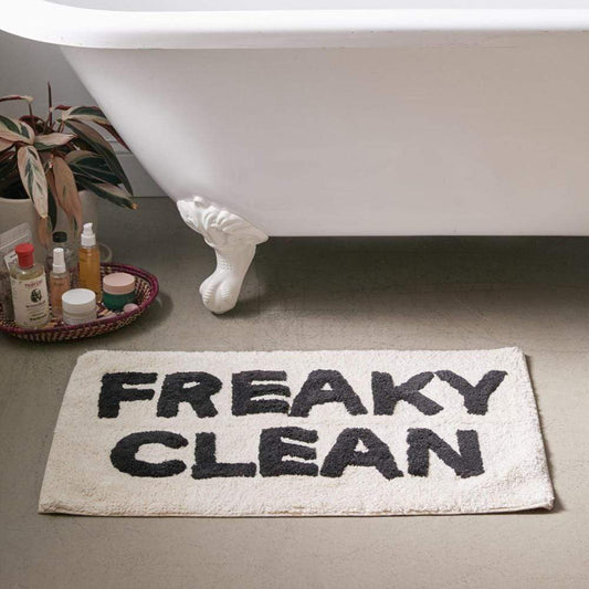 Freaky Clean Bathroom Mat Blackbrdstore