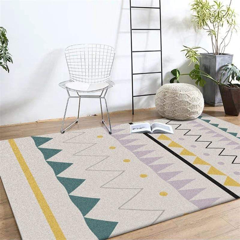 Geometric Carpet Blackbrdstore