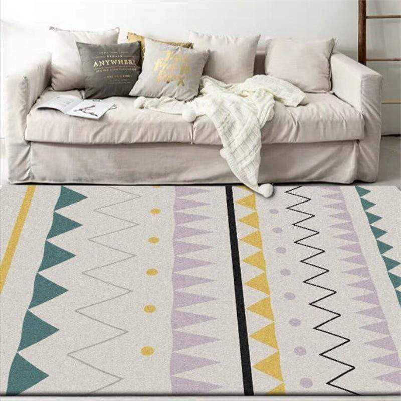 Geometric Carpet Blackbrdstore