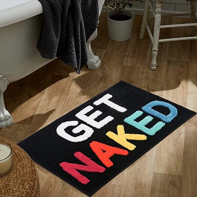 Get Naked Colorful Bath Mat Blackbrdstore