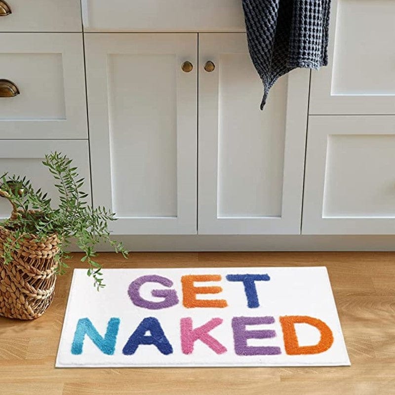 Get Naked Colorful Bath Mat Blackbrdstore