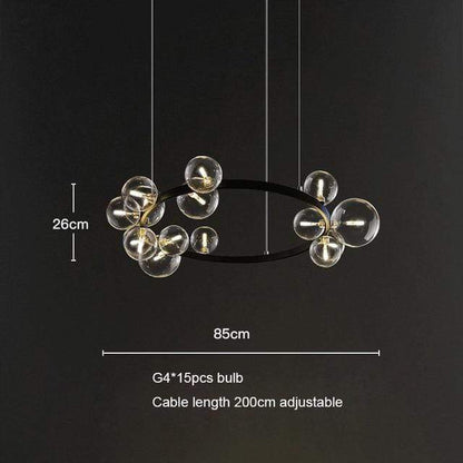 Glass Bubble Chandelier Blackbrdstore