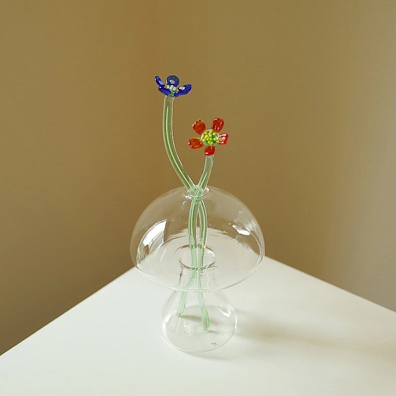 Mushroom Glass Vases