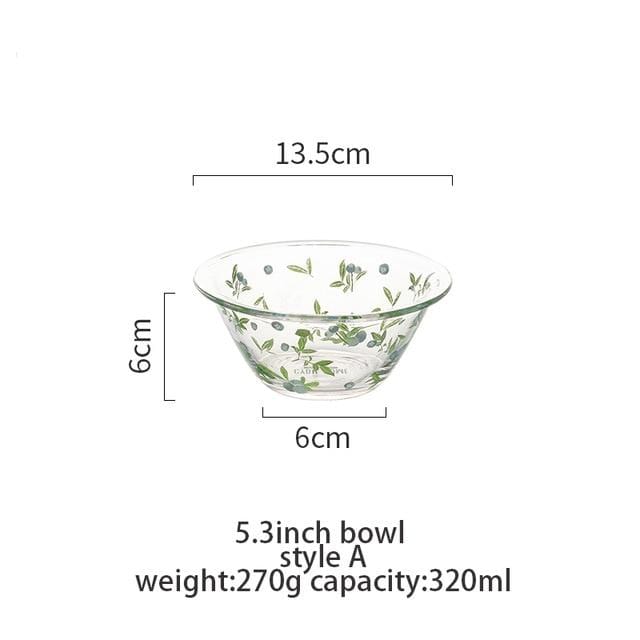 Glass Mixing Bowl Blackbrdstore