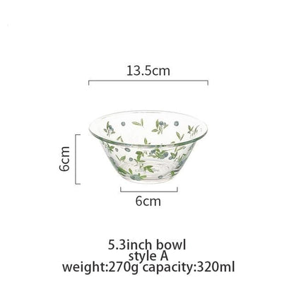 Glass Mixing Bowl Blackbrdstore