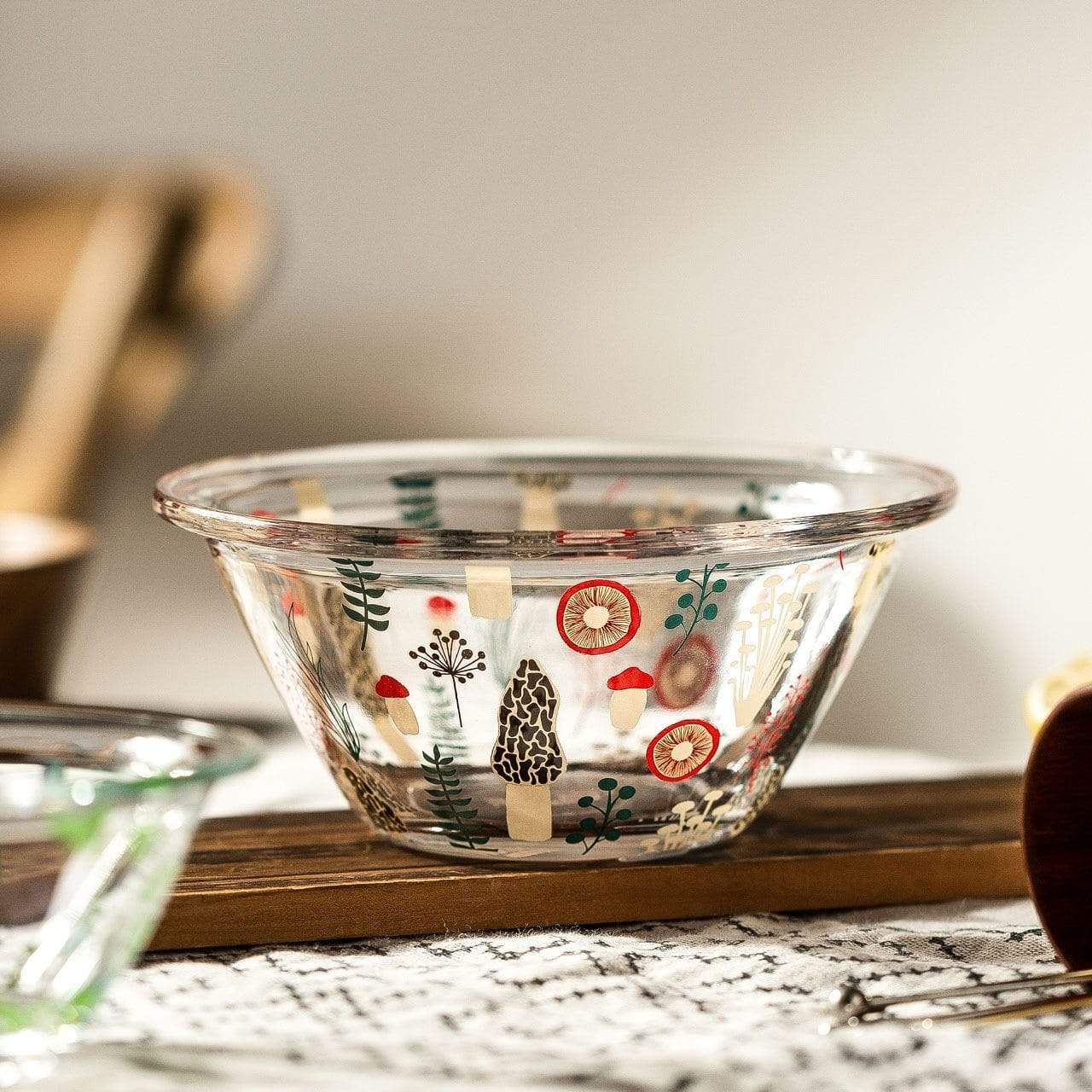 Glass Mixing Bowl Blackbrdstore