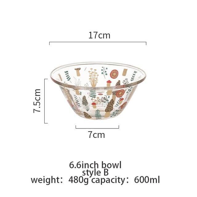 Glass Mixing Bowl Blackbrdstore