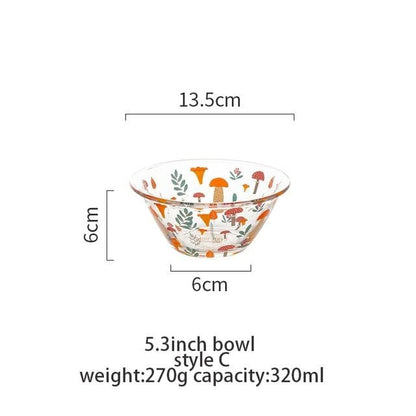 Glass Mixing Bowl Blackbrdstore