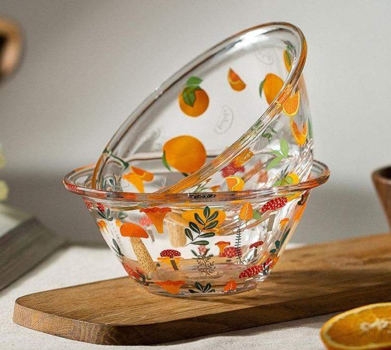 Glass Mixing Bowl Blackbrdstore