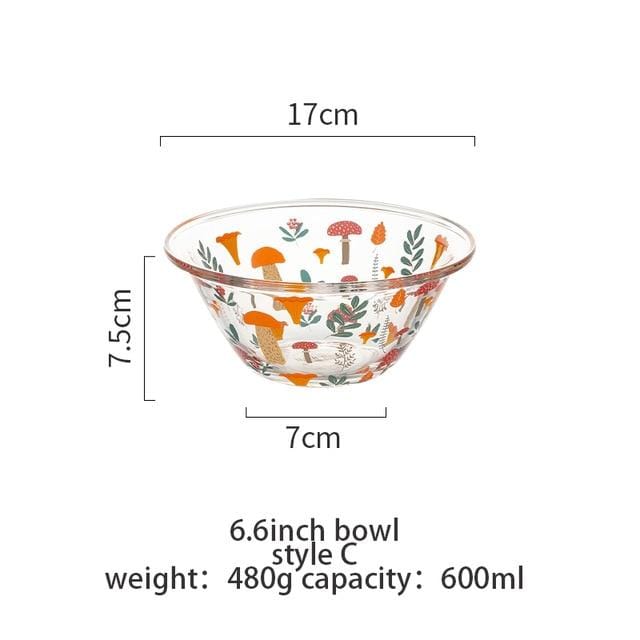 Glass Mixing Bowl Blackbrdstore