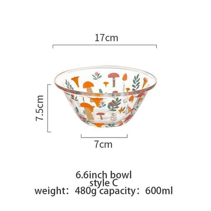 Glass Mixing Bowl Blackbrdstore