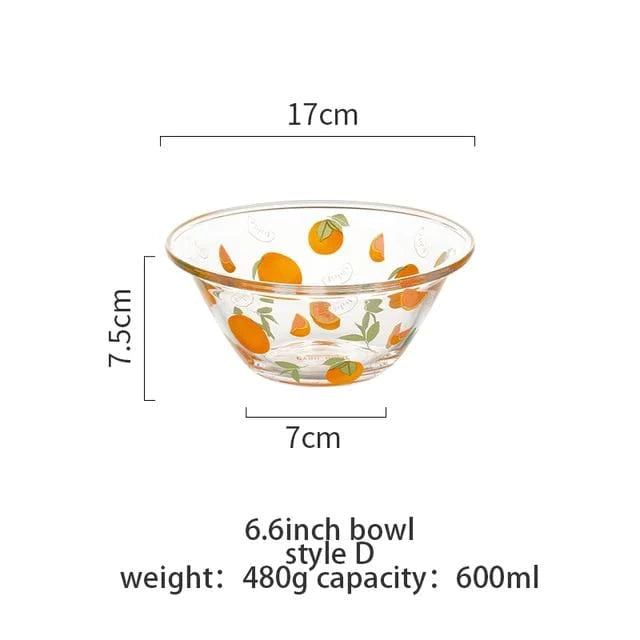 Glass Mixing Bowl Blackbrdstore