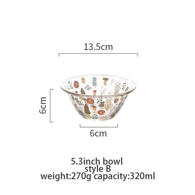 Glass Mixing Bowl Blackbrdstore