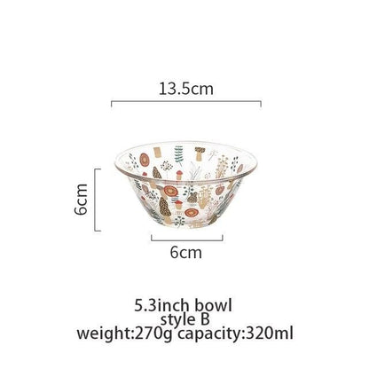 Glass Mixing Bowl Blackbrdstore