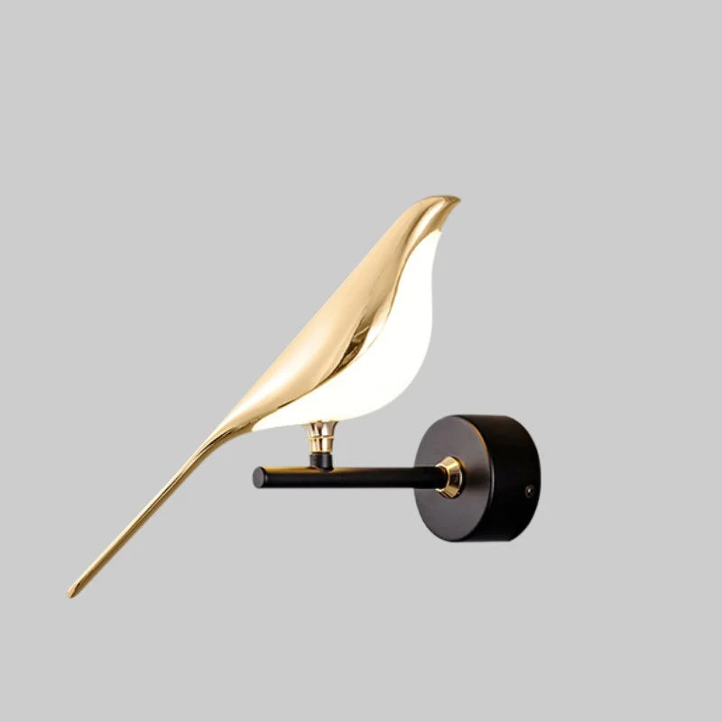 Gold Birds Wall Sconce Light Blackbrdstore