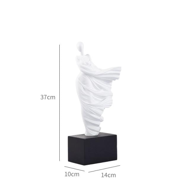 Graceful Lady Dancer Sculpture Blackbrdstore