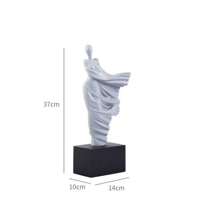 Graceful Lady Dancer Sculpture Blackbrdstore