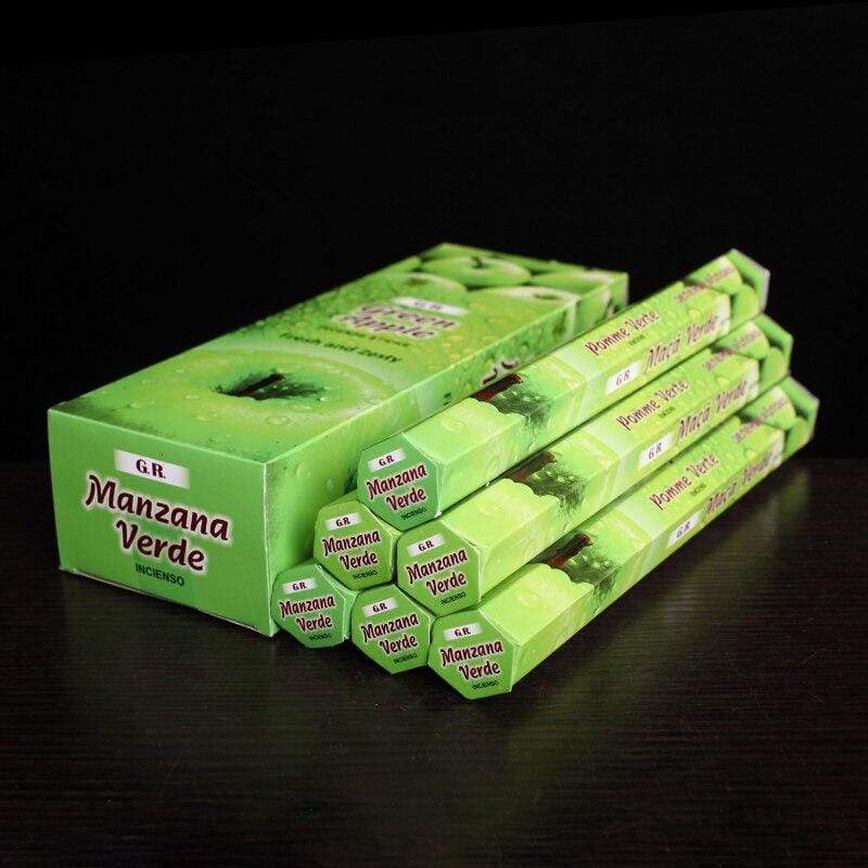 Green Apple Incense Sticks Blackbrdstore