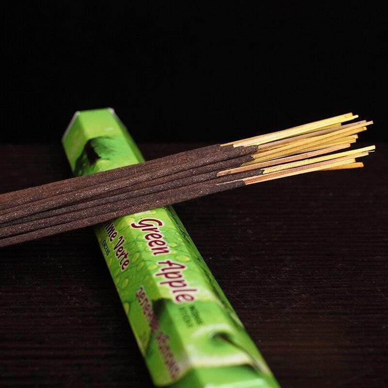 Green Apple Incense Sticks Blackbrdstore