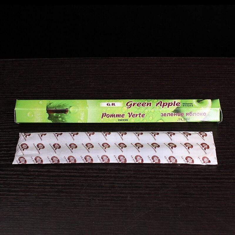 Green Apple Incense Sticks Blackbrdstore