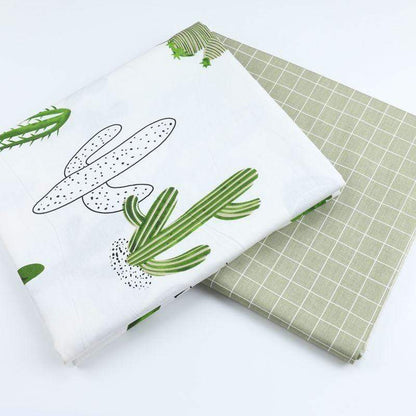 Green Cactus Bed Sheet Blackbrdstore