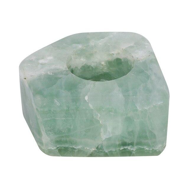 Green Fluorite Candlestick Blackbrdstore