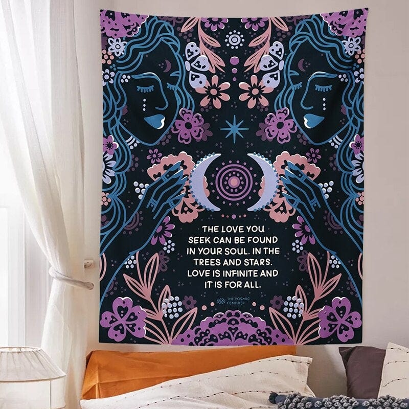 Growth Your Own Sunlight Tapestry Blackbrdstore