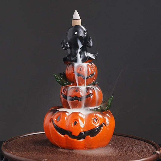 Halloween Pumpkin Incense Burner Blackbrdstore