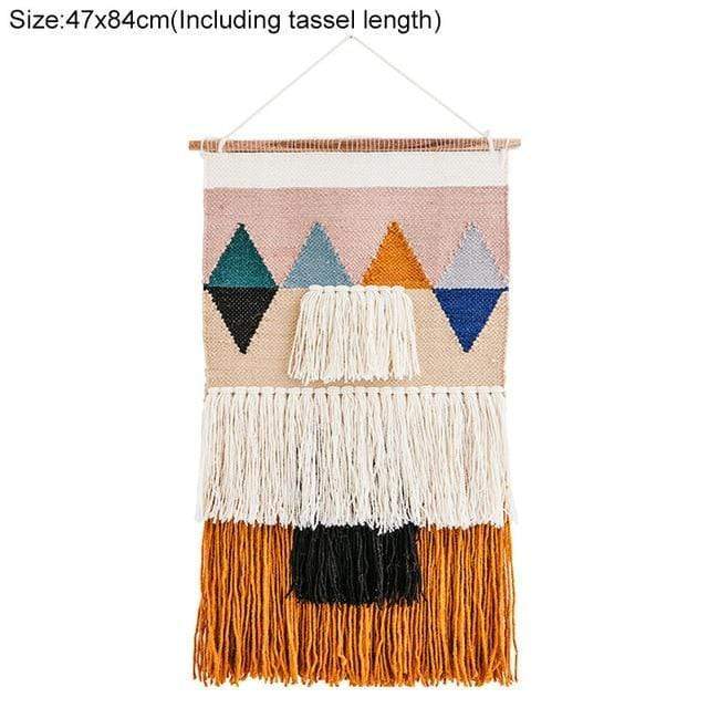 Hand Woven Tufted Wall Hanging Tapestries Blackbrdstore