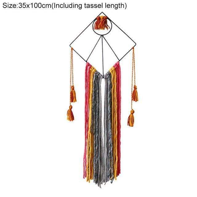 Hand Woven Tufted Wall Hanging Tapestries Blackbrdstore