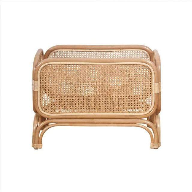 Hand-woven Rattan Stand Blackbrdstore