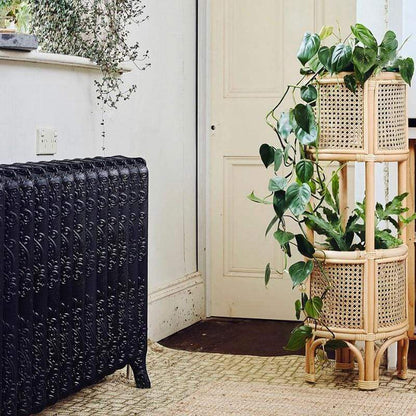 Hand-woven Rattan Stand Blackbrdstore