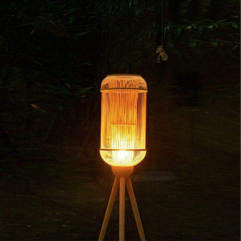 Handmade Bamboo Floor Lamp Blackbrdstore