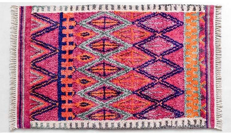 Handmade Bohemian Style Carpet Blackbrdstore